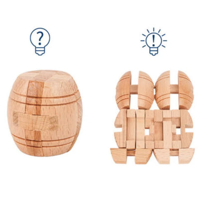 New Wooden Kong Ming Lock Lu Ban Lock IQ Brain Teaser Educational Toy Children Montessori 3D Puzzles Game Unlock Toys Kid Adult