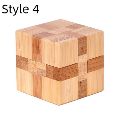 New Wooden Kong Ming Lock Lu Ban Lock IQ Brain Teaser Educational Toy Children Montessori 3D Puzzles Game Unlock Toys Kid Adult