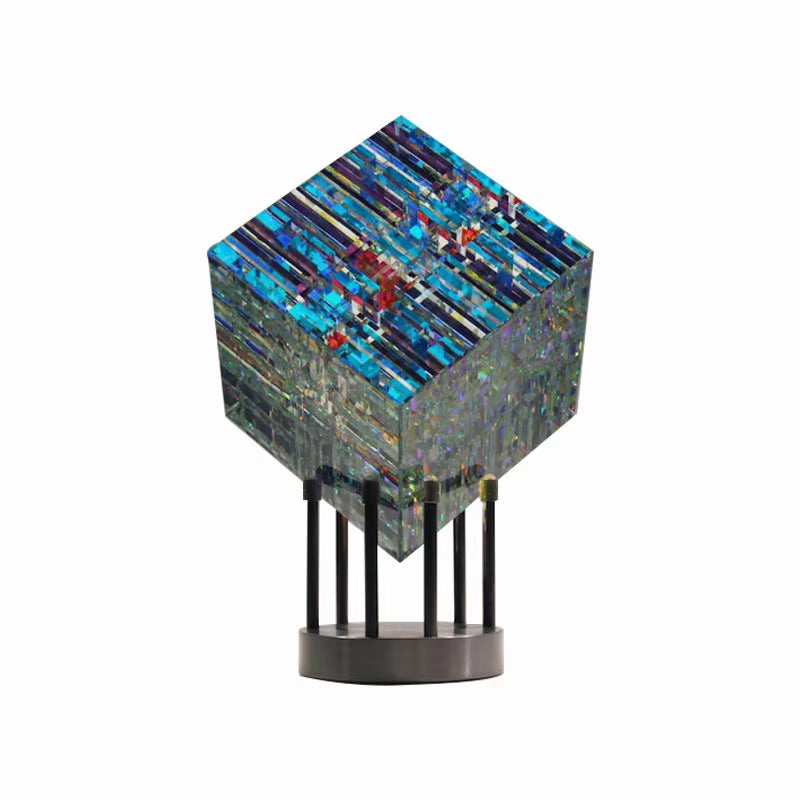 Magik Chroma Cube Crystal Sculpture Table Decoration Magic Chroma Cube