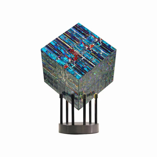 Magik Chroma Cube Crystal Sculpture Table Decoration Magic Chroma Cube